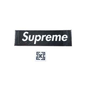 Supreme FW23 Black Box Logo Sticker & Vintage Krew Tattoo Brand New Authentic